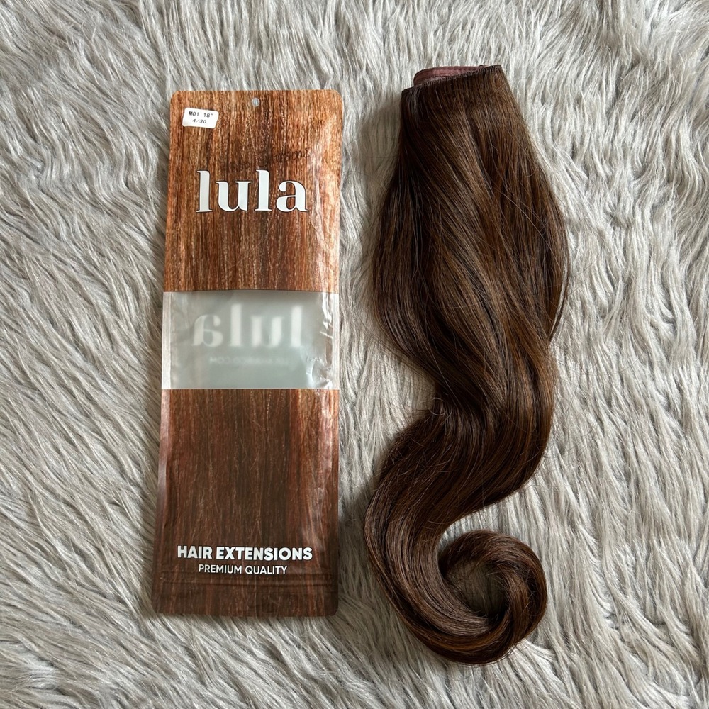 Lula‎ Halo 18" Hair Extensions Brown M01 4/30